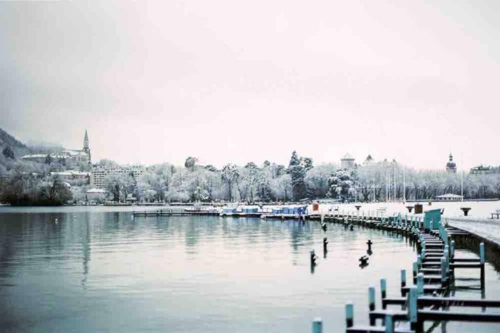 Le Boheme Beau T2 Vue Lac & Montagnes + Garage Annecy Luaran gambar